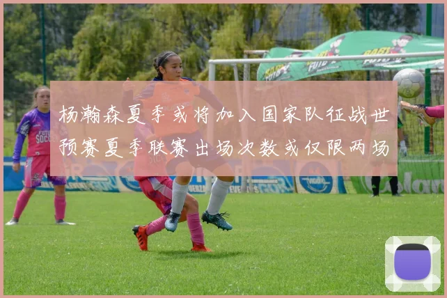 杨瀚森夏季或将加入国家队征战世预赛夏季联赛出场次数或仅限两场